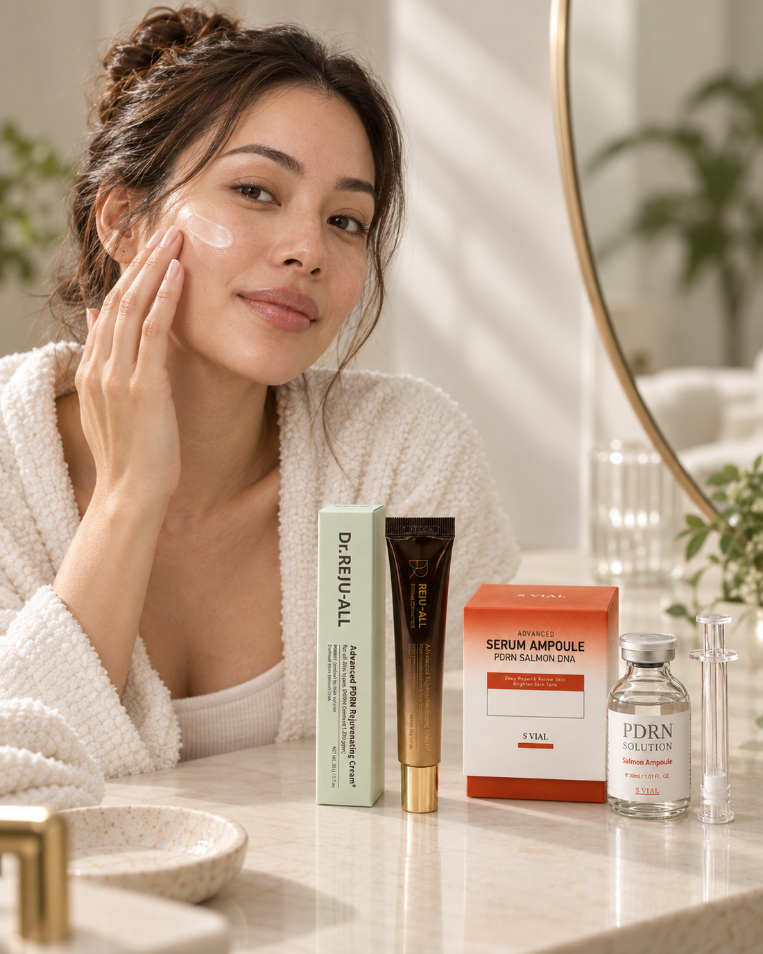 Ctrl Zed Complete System — PDRN salmon DNA serum and Reju-All cream set
