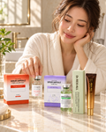 Woman with Ctrl Zed The Ritual — Salmon DNA serum, Stem Cell serum and Dr. Reju-All PDRN cream