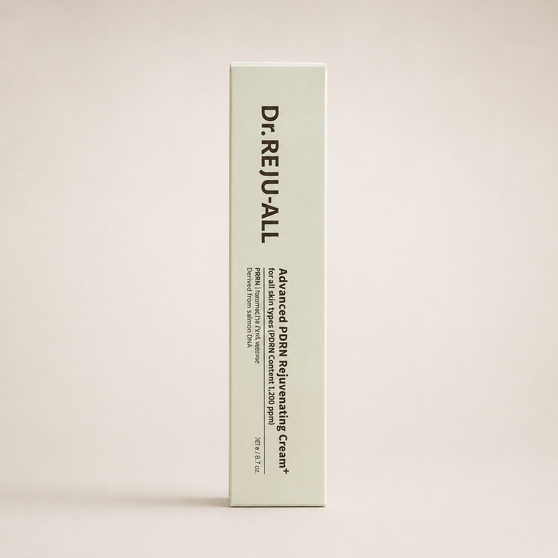 Dr. Reju-All PDRN cream box side panel