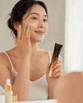 Model applying Dr. Reju-All PDRN cream